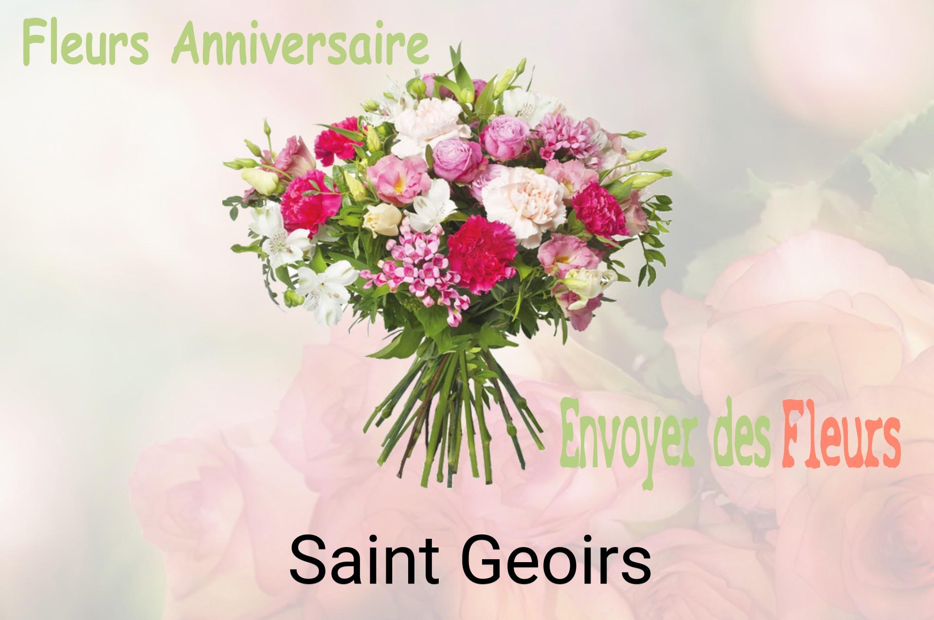 Bouquet de fleurs d’anniversaire livré à Saint-Geoirs